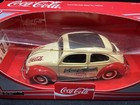 Vintage Coca-cola Brand Die-cast 1958 Vw Coccinelle Beetle