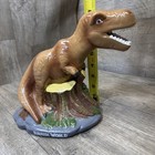Jurassic World T-rex Ceramic Coin Bank Universal Studios Fab Ny