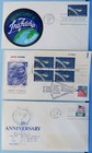 Nasa Mission Summary   1st Day Cover Envelope Trio Vtg John Glenn Mercury 6