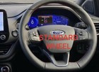 Carbon Fibre Look Steering Wheel Trims For Ford Puma  mk2 2019 Onwards   Uk