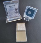 Hadrian Roman Denarius 117   138 Ad  Coin W  Display Case And Attribution Card
