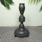 Antique Single Candlestick Norblin Co Warszawa Poland 19th Century Judaica