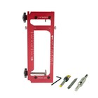 New Door Hinge Jig Aluminum Alloy Door Hinge Template Kit For Router 2 5  To 5 l