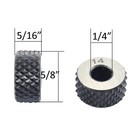 2 Piece 5 8  Diamond Pattern Medium Pitch Knurling Wheel Set  2220-0316 