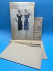 Vintage Original 1940s Vogue Sewing Pattern No  5702  one-piece Dress  