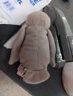 Gund Classic Winnie The Pooh Owl Plush 9  Brown Tan Faux Leather Beak   Feet Euc