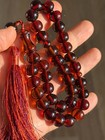 Faturan Amber Rosary large S  ze Islamic Beads Sandalous  Misbaha  Tasbih  Tesbih