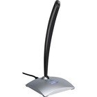 New In Box Logitech Microphone 981-000246 Usb Desktop Wired Black Silver Basic