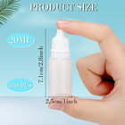 Bulk 300 Pcs 20ml Clear Plastic Dropper Bottles With Caps For Liquids