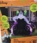 7  Wide Led Disney Animated Ursula With Eels Halloween Inflatable By Gemmy - Nib