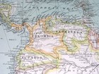 1903 Antique Map Of South America Brazil Argentina Chile Peru Colombia Ecuador
