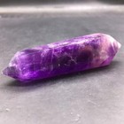 Natural Chevron Amethyst Quartz Crystal Dual Terminated Both Ends Points Healing