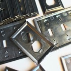 Lhmc Liberty Hardware 2005 Brass Tone Metal Outlet Switch Plate Cover Mixed Lot