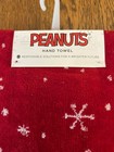 Peanuts Snoopy   Charlie Brown Christmas Hand Towel 16x25 Free Shipping New