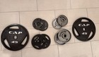 Olympic Barbell With Pairs Of 5-45lbs Weight Plates