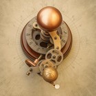 Handmade Orrery Planet Model     Rotating Earth Orbit Sculpture With Gears   Celes