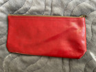 Vintage Union National Bank Of Little Rock Arkansas Red Zippered Money Bag