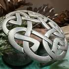 New Pewter Traditional Celtic Knot Brooch Irish Scottish Tartan Plaid Large Pin