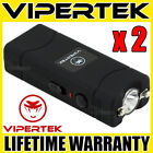  2  Vipertek Black Vts-881 Micro Stun Gun Self Defense Wholesale Lot