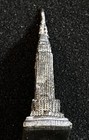 Vintage Metal New York Empire State Building Paperweight Souvenir Collectible 3 