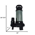 Half Off Ponds Piranha 5 500 Gph Submersible Waterfall Pump With 30  Cord