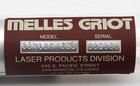 Meles Griot Model Number   05-lhp-120 Hene Laser Physical Laboratory