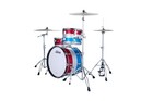 Ludwig Usa Classic Maple Banded Sparkle Red silver blue Fab 22_13_16 Drum Shells