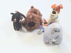 2016 Mcdonald s The Secret Life Of Pets Buddy  Chloe   Max Plush stuffed Animals