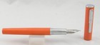 Conklin Coronet Orange   Chrome Fountain Pen - Extra Fine Nib - New In Box