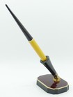 Parker Duofold Jr  Mandarin Yellow Fountain Pen Desk Set - C  1927 - 14kt M Nib