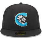 Men s New Era Black Charlotte Knights Authentic Collection Alternate Logo