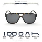 Dafullhou Square Sports Aviator Polarized Sunglasses Men Women Uv400 Driving