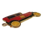 Vintage Lays Charm Pendant Key Ring Keychain Classic Car 50 Years Of Quality 