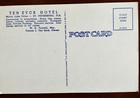 Rare Vtg Ten Eyck Hotel Antique Linen Postcard St  Petersburg Florida Fla