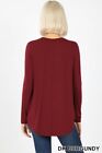 Women s Long Sleeve Tunic Top Casual Crew Neck Basic T-shirt Blouse Loose Fit