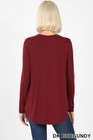 Womens Long Sleeve Tunic Top Casual Crew Neck T-shirt Blouse Loose Fit