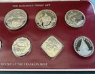 1981 Bahamas Silver Proof 9 Coin Set With Box   Coa   Cameo   Bu