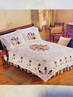 Herrschners Poppy Wildflower Quilt   2 Pillow Shams 51-005 Stamped Embroidery