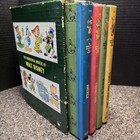 Vintage 1965 Walt Disney Wonderful Worlds 4 Book Box Set Golden Press Disneyana