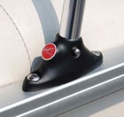 Taylor Made Pontoon Flag Pole Socket With Flag  30  With 16 x24  Us Flag   922