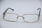 New Versace Mod  1163-m 1252 Gold Black Authentic Frames Eyeglasses 52-16