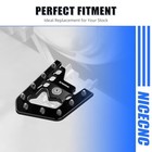  Black Foot Brake Pedal Lever Peg Pad Extender Compatible With Yamaha Black