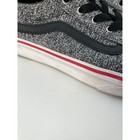 Vans Ward Low Top Sneakers Youth 5 Grey Tweed Herringbone Skateboard Shoes