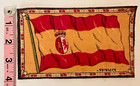 Antique Tobacco Felt Spain Flag Premium Cigarette Silk Spain 4x8