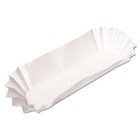 Hoffmaster 610740 6  X 2  X 2  Fluted Hot Dog Trays - Wht  3000 carton  New