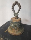 Antique 1800s Mission Bell Spanish Colonial Mexico Cast Iron Bronze Church 5 5 h