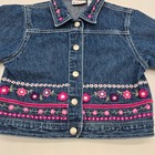 Vintage Gymboree 2000  garden Party  Denim Jacket   Floral Top- Size 3t