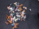 Vintage Farmhouse Model Pieces With Barn  Animals Trains Or Diorama 140  - Pcs