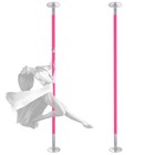 Yescom 9 25 Ft Stripper Pole 45mm Silicone Spinning Static Dancing Pole  Pink