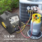 Refrigerant Recovery Machine 3 4hp Singlecylinder Ac Hvac Recycling Tool 1750rpm